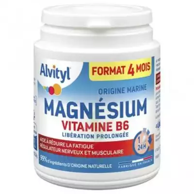 Alvityl Magnésium Vitamine B6 Libération Prolongée Comprimés Lp Pot/120 à Lons